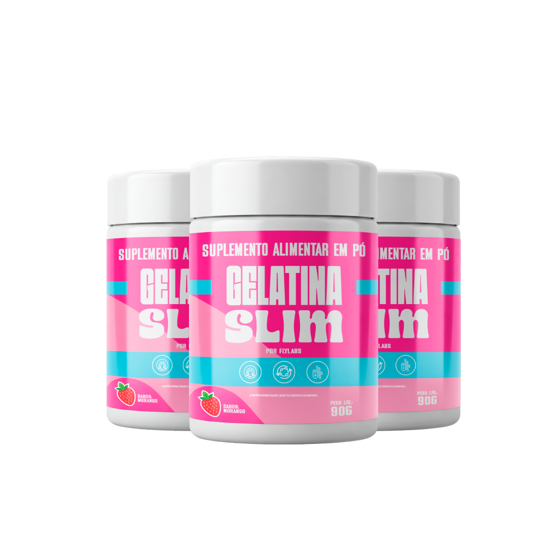Gelatina Slim 150g Original - Loja Oficial Sabor Morango